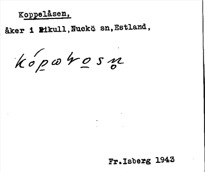 Bild på arkivkortet för arkivposten Koppelåsen