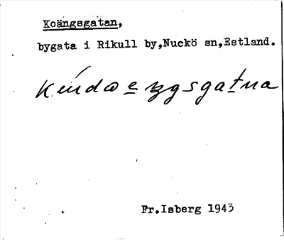 Bild på arkivkortet för arkivposten Koängsgatan