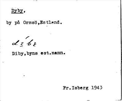 Bild på arkivkortet för arkivposten Dyby