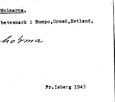 Bild på arkivkortet för arkivposten Holmarna