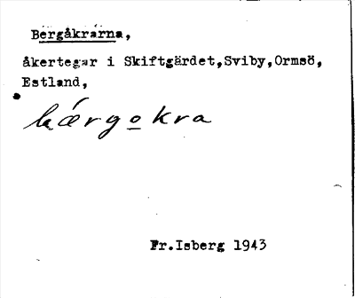 Bild på arkivkortet för arkivposten Bergåkrarna