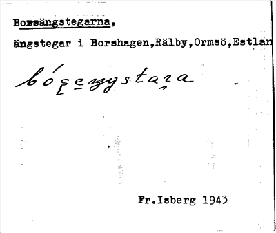 Bild på arkivkortet för arkivposten Bossängstegarna