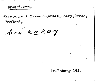 Bild på arkivkortet för arkivposten Braskåkern