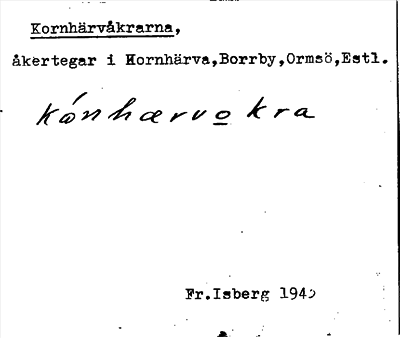 Bild på arkivkortet för arkivposten Kornhärvåkrarna