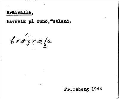 Bild på arkivkortet för arkivposten Bräirälla