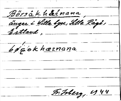 Bild på arkivkortet för arkivposten Börsåkhäinana