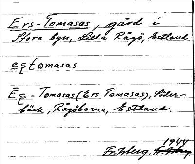 Bild på arkivkortet för arkivposten Ers-Tomasas