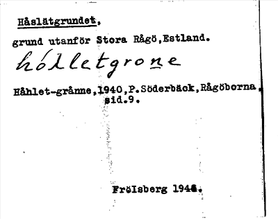 Bild på arkivkortet för arkivposten Håslätgrundet