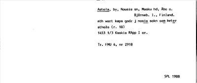 Bild på arkivkortet för arkivposten Aatola