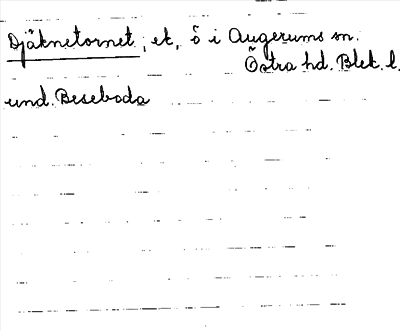 Bild på arkivkortet för arkivposten Djäknetornet
