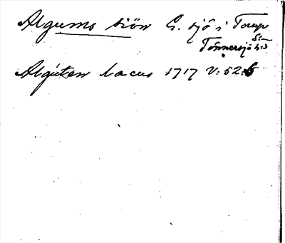Bild på arkivkortet för arkivposten Algums siön
