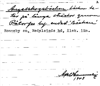 Bild på arkivkortet för arkivposten Angelskogsbäcken