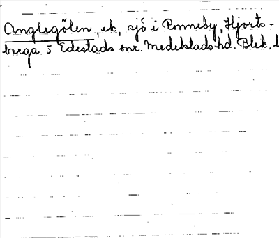 Bild på arkivkortet för arkivposten Anglegölen