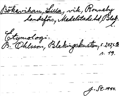 Bild på arkivkortet för arkivposten Bökevikan, Lilla