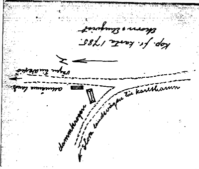 Bild på baksidan av arkivkortet för arkivposten Damkrogen
