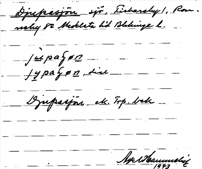 Bild på arkivkortet för arkivposten Djupasjön