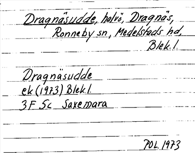 Bild på arkivkortet för arkivposten Dragnäsudde