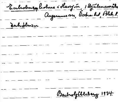 Bild på arkivkortet för arkivposten Enholmen