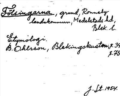 Bild på arkivkortet för arkivposten Fölsingarna