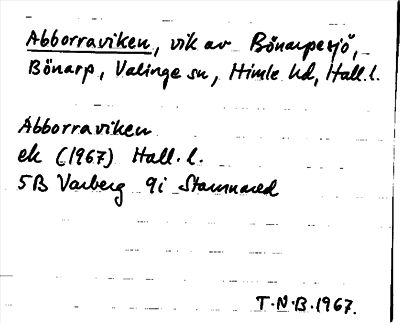 Bild på arkivkortet för arkivposten Abborraviken