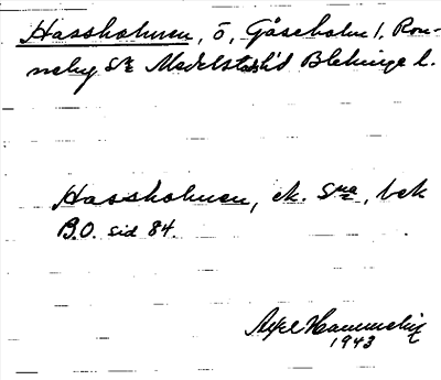 Bild på arkivkortet för arkivposten Hassholmen