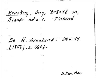 Bild på arkivkortet för arkivposten Krusäng