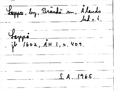 Bild på arkivkortet för arkivposten Lappo