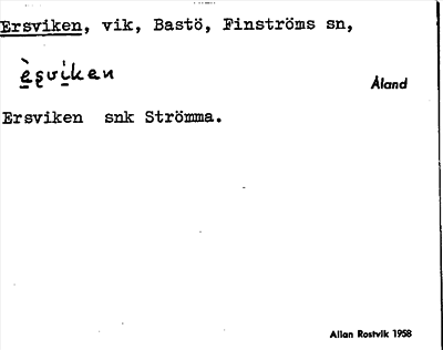 Bild på arkivkortet för arkivposten Ersviken