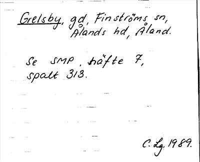Bild på arkivkortet för arkivposten Grelsby