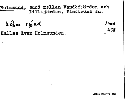 Bild på arkivkortet för arkivposten Holmsund