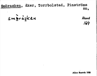 Bild på arkivkortet för arkivposten Smörasken