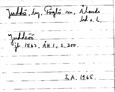 Bild på arkivkortet för arkivposten Juddö