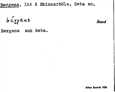 Bild på arkivkortet för arkivposten Bergens