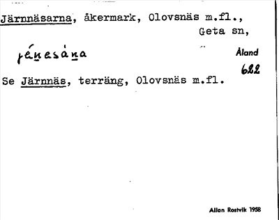 Bild på arkivkortet för arkivposten Järnnäsarna