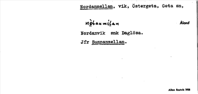Bild på arkivkortet för arkivposten Nordanmellan