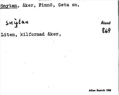Bild på arkivkortet för arkivposten Snytan