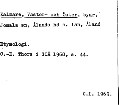 Bild på arkivkortet för arkivposten Kalmare, Väster- och Öster