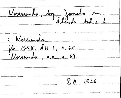 Bild på arkivkortet för arkivposten Norrsunda