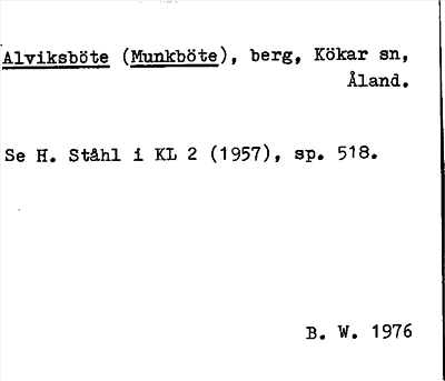 Bild på arkivkortet för arkivposten Alviksböte (Munkböte)