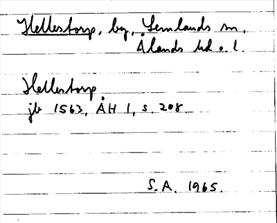 Bild på arkivkortet för arkivposten Hellestorp