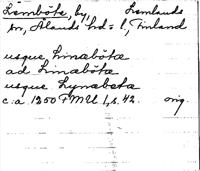 Bild på arkivkortet för arkivposten Lemböte