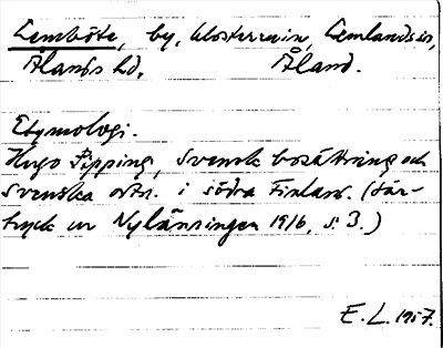 Bild på arkivkortet för arkivposten Lemböte