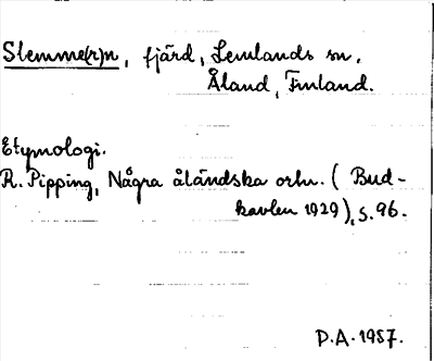 Bild på arkivkortet för arkivposten Slemme(r)n