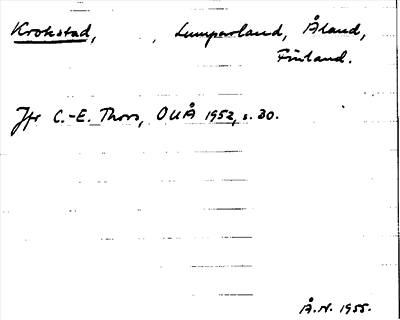 Bild på arkivkortet för arkivposten Krokstad