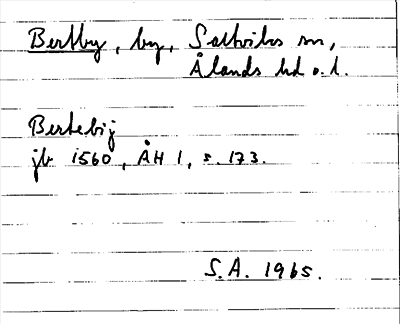 Bild på arkivkortet för arkivposten Bertby