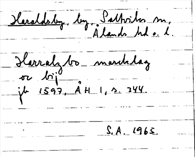 Bild på arkivkortet för arkivposten Haraldsby