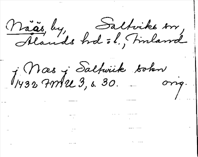 Bild på arkivkortet för arkivposten Nääs