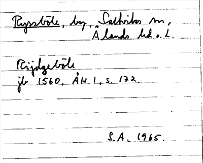Bild på arkivkortet för arkivposten Ryssböle