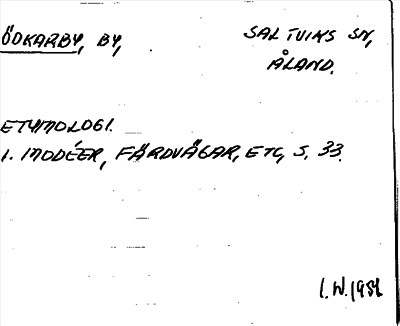 Bild på arkivkortet för arkivposten Ödkarby