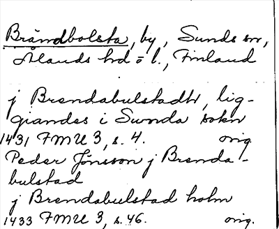 Bild på arkivkortet för arkivposten Brändbolsta